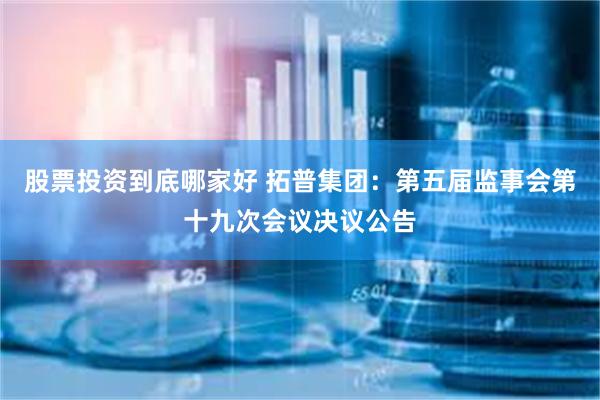 股票投资到底哪家好 拓普集团：第五届监事会第十九次会议决议公告
